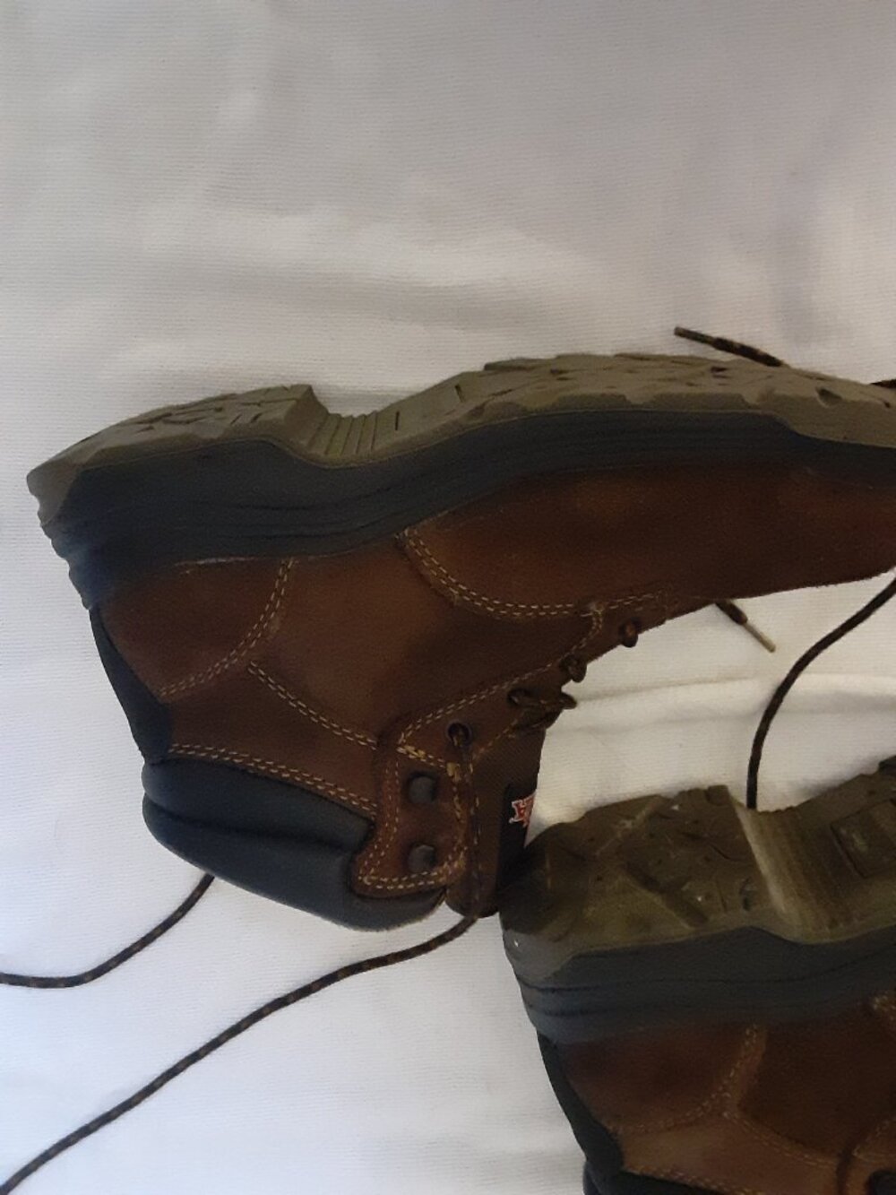 Brahma Womens Diane II steel toe work boots Sz 8.5 brown/black waterproof suede - Picture 14 of 15